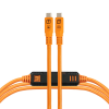 Tether Tools TetherPro Optima 10G USB-C to USB-C Straight Cable – High-Visibility Orange