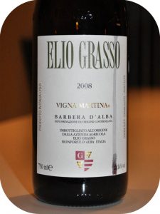2008 Elio Grasso, Barbera d’Alba Vigna Martina, Piemonte, Italien