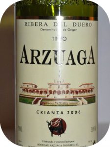 2006 Bodegas Arzuaga Navarro, Crianza, Ribera del Duero, Spanien