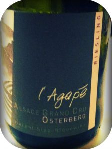 2008 Domaine Agapé, Riesling Grand Cru Osterberg, Alsace, Frankrig