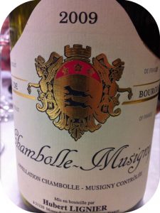 2009 Domaine Hubert Lignier, Chambolle Musigny, Bourgogne, Frankrig