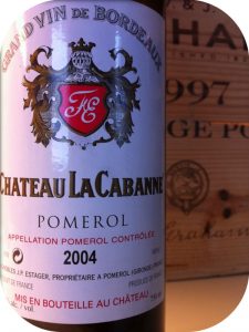 2004 Château La Cabanne, Pomerol, Bordeaux, Frankrig