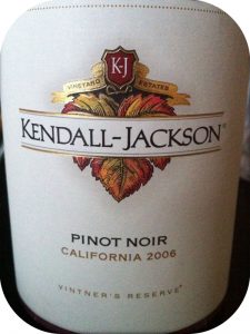 2006 Kendall-Jackson, Vintner's Reserve Pinot Noir, Californien, USA