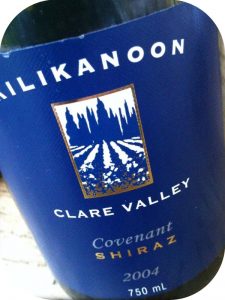 2004 Kilikanoon, Covenant Shiraz, Clare Valley, Australien