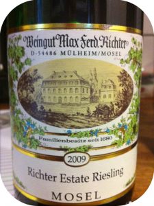 2009 Weingut Max Ferd. Richter, Richter Estate Riesling, Mosel, Tyskland