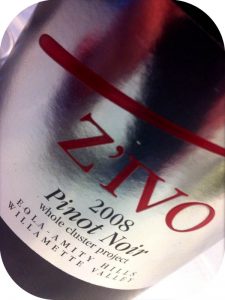 2008 Z’IVO Wines, Pinot Noir Whole Cluster, Oregon, USA