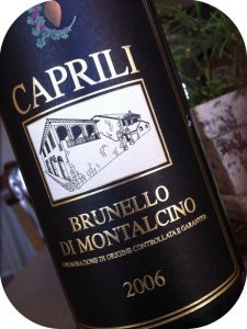 2006 Caprili, Brunello di Montalcino, Toscana, Italien