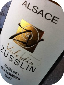 2009 Domaine Valentin Zusslin, Riesling Bollenberg, Alsace, Frankrig