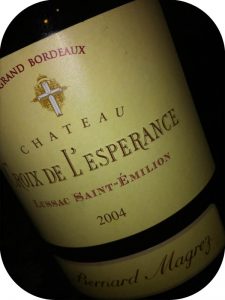 2004 Bernard Magrez, Chateau Croix de L'Esperance Lussac Saint-Émilion, Bordeaux, Frankrig