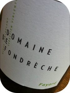 2011 Domaine de Fondrèche, Fayard Ventoux, Rhône, Frankrig