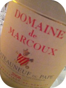 2006 Domaine de Marcoux, Châteauneuf-du-Pape, Rhône, Frankrig