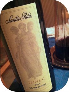 2004 Viña Santa Rita, Triple C, Maipo Valley, Chile