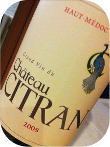 2008 Château Citran, Haut-Médoc, Bordeaux, Frankrig