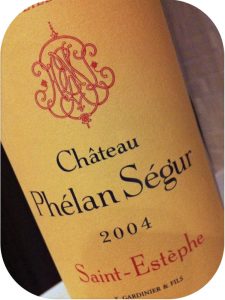 2004 Château Phélan Ségur, Saint-Estèphe, Bordeaux, Frankrig