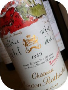 1989 Château Mouton Rothschild, Pauillac, Bordeaux, Frankrig