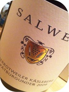 2009 Weingut Salwey, Oberrotweiler Käsleberg Spätburgunder, Baden, Tyskland