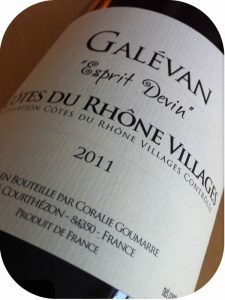 2011 Domaine Galévan, Côtes du Rhône Villages Esprit Devin, Rhône, Frankrig