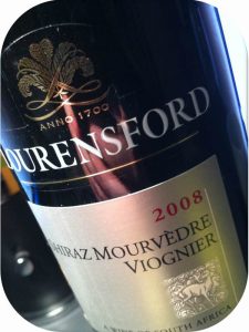 2008 Lourensford Wine Estate, Shiraz Mourvedre Viognier, Western Cape, Sydafrika