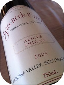 2005 Greenock Creek, Alices Shiraz, Barossa, Australien