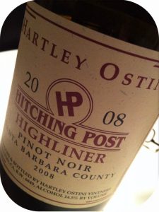 2008 Hartley-Ostini Hitching Post Winery, Highliner Pinot Noir Santa Barbara County, Californien, USA