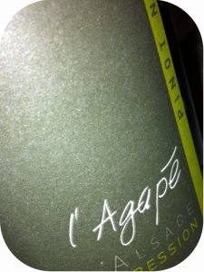 2011 Domaine Agapé, Expression Pinot Noir, Alsace, Frankrig