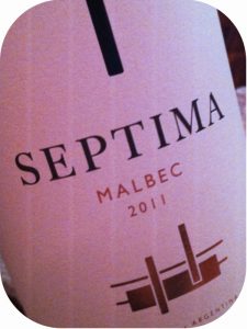 2011 Bodegas Septima, Malbec, Mendoza, Argentina