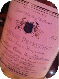 2011 Château Peyruchet, Cuvée Jean-Baptiste 1. Côtes de Bordeaux Moelleux, Bordeaux, Frankrig