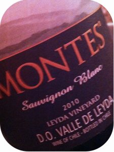 2010 Montes, Sauvignon Blanc, Leyda, Chile