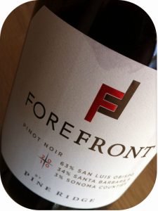 2010 Pine Ridge Vineyards, Forefront Pinot Noir, Californien, USA