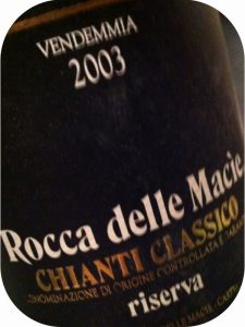 2003 Rocca delle Macie, Chianti Classico Riserva, Toscana, Italien