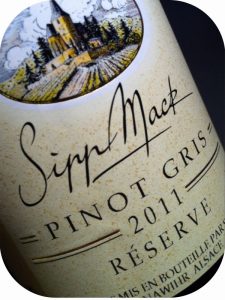 2011 Domaine Sipp Mack, Pinot Gris Réserve, Alsace, Frankrig
