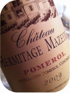 2009 Château Hermitage Mazeyres, Pomerol, Bordeaux, Frankrig