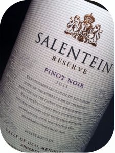 2011 Salentein, Pinot Noir Reserve, Mendoza, Argentina