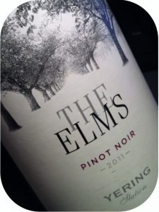 2011 Yering Station, The Elms Pinot Noir, Victoria, Australien