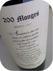 2004 Bodegas Vinicola Real, 200 Monges Reserva Selección Especial, Rioja, Spanien