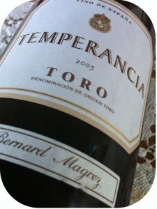 2005 Bernard Magrez, Temperancia, Toro, Spanien