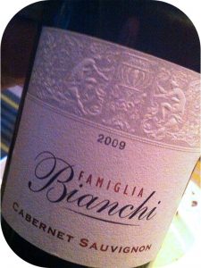 2009 Bodegas Valentin Bianchi, Famiglia Cabernet Sauvignon, Mendoza, Argentina