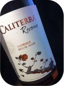 2012 Caliterra Winery, Carmenère Reserva, Colchagua Valley, Chile