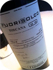 2009 I Luoghi, Fourisolco IGT, Toscana, Italien