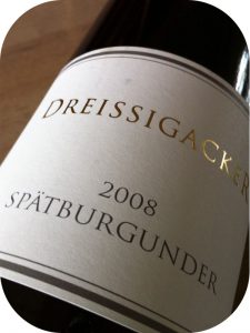 2008 Weingut Dreissigacker, Spätburgunder, Rheinhessen, Tyskland