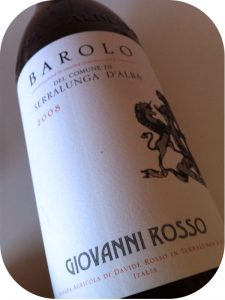 2008 Giovanni Rosso, Barolo Serralunga, Piemonte, Italien