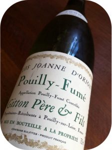 2009 Gitton Pere Et Fils, Pouilly-Fumé Clos Joanne D'Orion, Loire, Frankrig