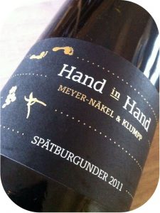 2011 Meyer-Näkel & Klumpp, Hand in Hand Spätburgunder, Baden, Tyskland