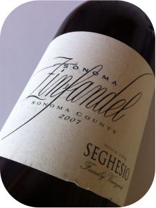 2007 Seghesio Family Vineyards, Sonoma County Zinfandel, Californien, USA