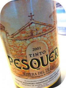 2001 Bodegas Alejandro Fernández, Tinto Pesquera, Ribera del Duero, Spanien