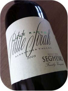 2005 Seghesio Family Vineyards, Home Ranch Petite Sirah, Californien, USA