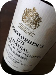 1975 Château Bellevue Mondotte, Saint Emilion, Bordeaux, Frankrig