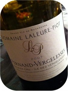 2007 Domaine Laleure-Piot, Pernand-Vergelesses 1er Cru Les Vergelesses, Bourgogne, Frankrig