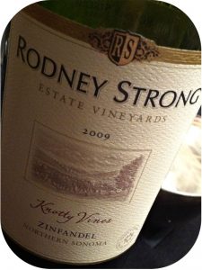 2009 Rodney Strong Vineyards, Knotty Vines Zinfandel, Californien, USA