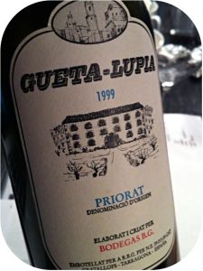 1999 Bodegas Bordalás Garcia, Gueta-Lupia, Priorat, Spanien